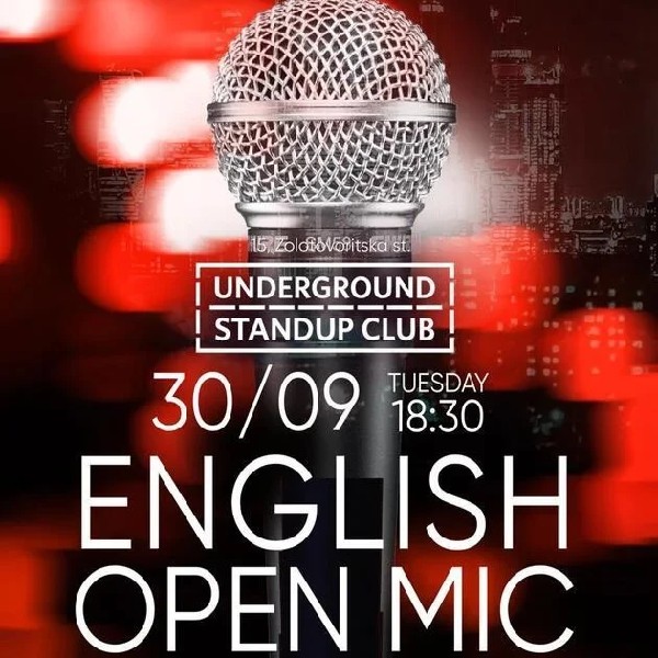 English Open Mic (30.09)