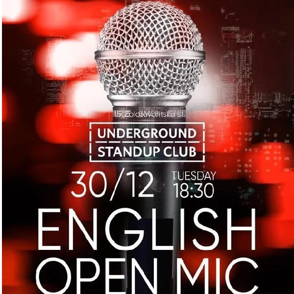 English Open Mic (30.12)