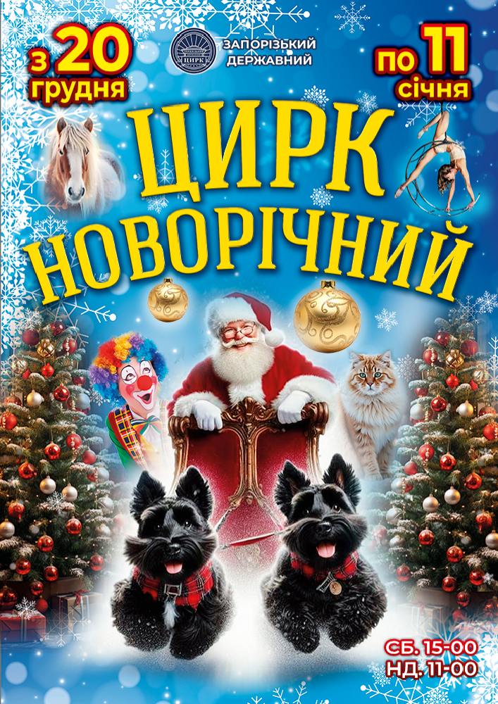 Придбати квиток на Цирк новорічний! в Запорізький Державний Цирк 