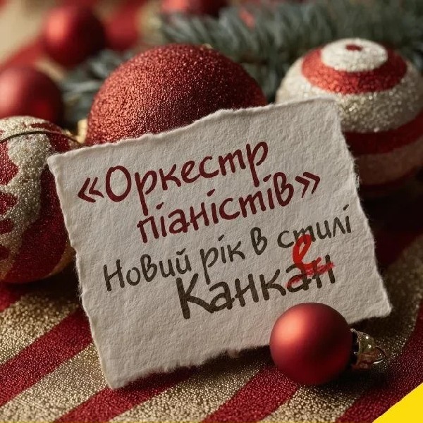 «ОРКЕСТР  ПІАНІСТІВ». НОВИЙ РІК В СТИЛІ КАНКЕ