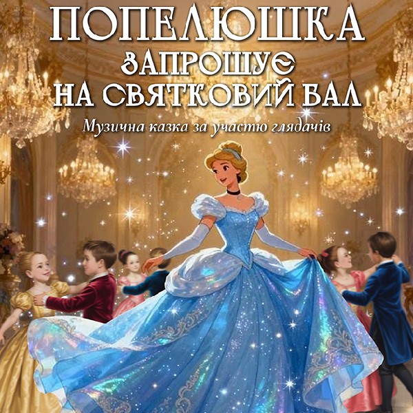 ПОПЕЛЮШКА ЗАПРОШУЄ НА СВЯТКОВИЙ БАЛ