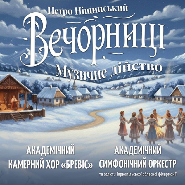 Музичне дійство «Вечорниці»