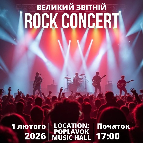 Великий звітний rock concert