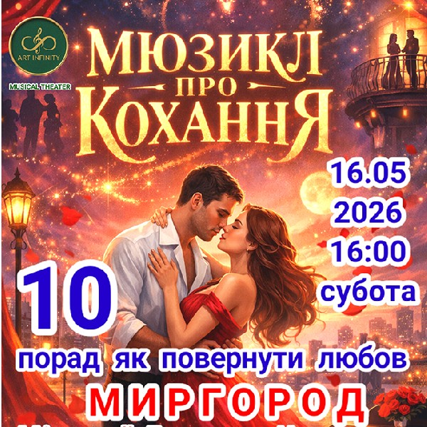 Мюзикл про кохання «10 порад як повернути любов»