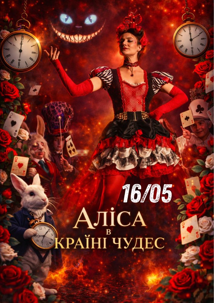 Придбати квиток на Казка «Аліса в країні чудес» та ігрова програма (Театр ім. І. Кочерги) в Драматичний театр ім. І. Кочерги 