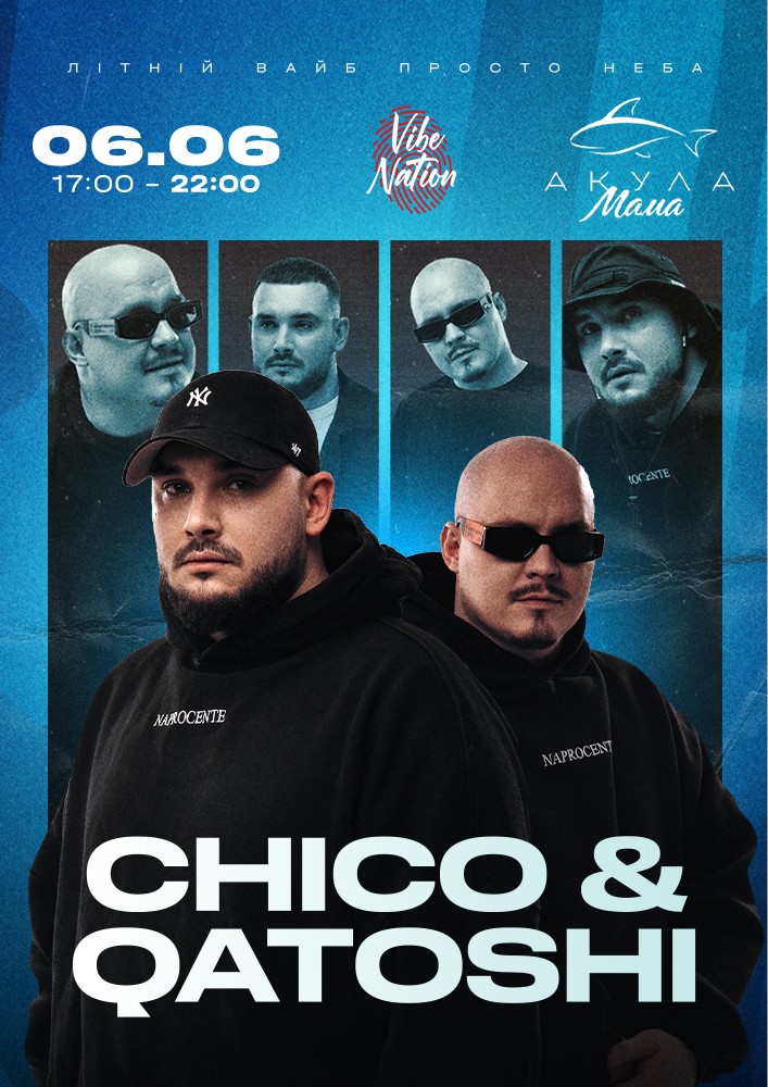 Придбати квиток на Chico & Qatoshi в Акула Мама 