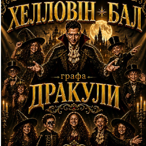 Страшно весела шоу-вистава «Хелловін-бал графа Дракули» Київ