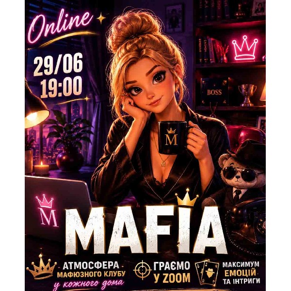 Mafia online. Граємо у Zoom
