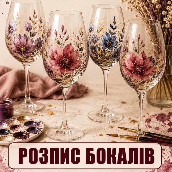 Майстер-клас: Розпис бокалів