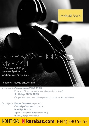 Вечір Камерної Музики